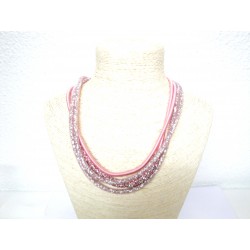Pink necklace with...