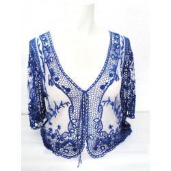 Blue lace bullfighter