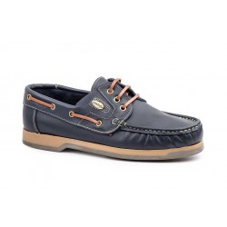 Leather nautical shoes