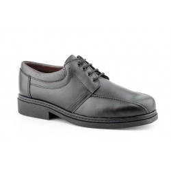 Black Shoe Man Leather, Comfortable Leather Oxford Shoe – Maximum Durability