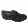 Special wide leather shoes