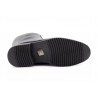 Botines de piel negro con cremallera