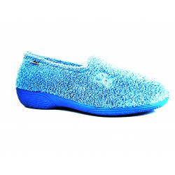Closed Light Blue slippers