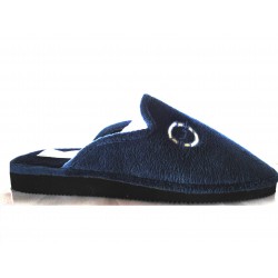 Blue plush slippers shaped...