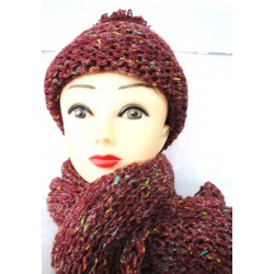 Wool scarf and hat set...