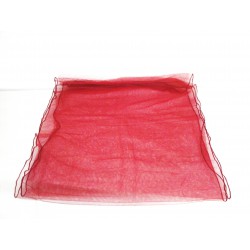 Red chiffon shawl