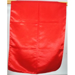 Red silk shawl