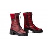 Bota de piel roja