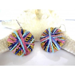 Hademade multicolor earrings