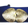 Elastic belt decorated in golden hearts