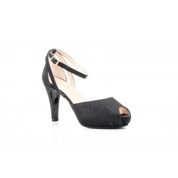 Black Heeled Shoes Women...