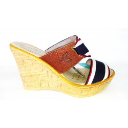High wedge sandal with...
