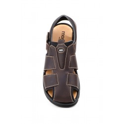 Cangrejera de Piel para Hombre con Cierre de Velcro – Diseño Anatómico y Transpirable