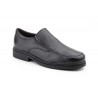 Ibérico 1166 Zapato de piel negro muy cómodo, tallas normales y especiales