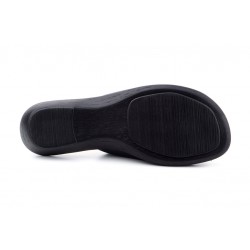 3474 Leather wedge sandals with gel insole, and velcro