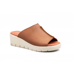 Bronw,Black and red Leather clogs, comfort insole, rubber sole