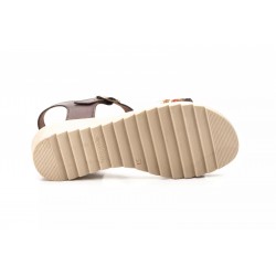 209 Leather wedge sandals, gel insole, soft, non slip