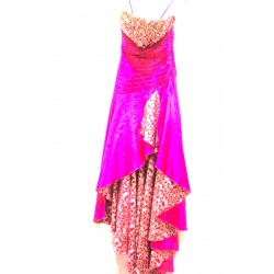 Fuchsia party dress with...
