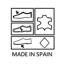 15050 Black and platinum leather sandal, comfort and removable insole, non-slip