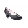 Guantiflex 8855 Special wide leather shoe with heel, rubber sole