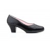 Guantiflex 8855 Special wide leather shoe with heel, rubber sole