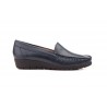 Par y Medio 17001 leather moccasin, rubber sole, double sole, flexible, non slip, 24 hours style