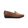 Par y Medio 17001 leather moccasin, rubber sole, double sole, flexible, non slip, 24 hours style