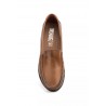 Par y Medio 17001 leather moccasin, rubber sole, double sole, flexible, non slip, 24 hours style
