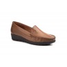 Par y Medio 17001 leather moccasin, rubber sole, double sole, flexible, non slip, 24 hours style