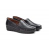 Par y Medio 17001 leather moccasin, rubber sole, double sole, flexible, non slip, 24 hours style
