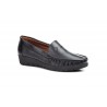 Par y Medio 17001 leather moccasin, rubber sole, double sole, flexible, non slip, 24 hours style
