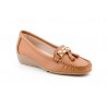 Antonella 2016 Leather moccasin, rubber sole, non slip, made in Spain