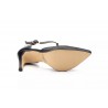 518 Black Heeled Shoes Women Voga