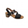 RODRI 2403 Leather heel sandal, comfort insole, non-slip