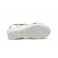 3136  Leather wedge sandals, gel insole, non-slip