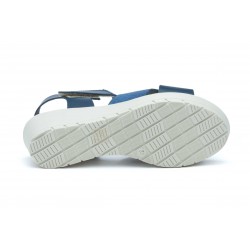 3135  Leather wedge sandals, gel insole, non-slip