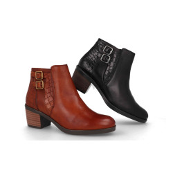 DBA leather ankle boots,...