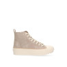 ETIKA Botas  de sport beige, con suela doble, cierre de cremallera y cordones, ligera, antideslizante, buen agarre