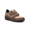 Sporty  shoe, wedge and flexible, velcro closure, rubber sole,  non-slip