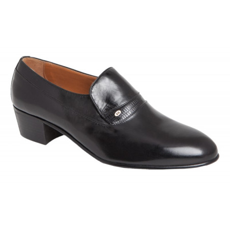 CANTOS 2012. LEATHER SHOE WITH HEEL, MADE IN SPAIN.