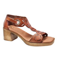 MARILA  Baku Leather sandal, platform, comfort insole, non-slip