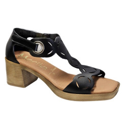 MARILA  Baku Leather sandal, platform, comfort insole, non-slip
