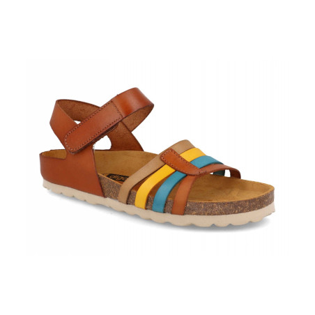 4404 Anatomical Bio Leather wedge sandals, leather insole, non-slip, rubber sole
