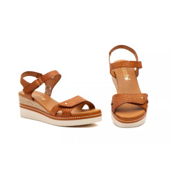 36045 Leather wedge...