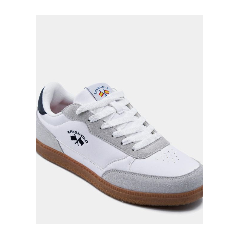 SPAGNOLO Leather  Sneakers shoes with laces