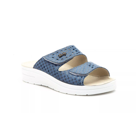 780 Leather  wedge sandals with letaher insole, and velcro