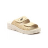 Bioup 780 Sandalia de piel con velcro, planta de leather y ligera