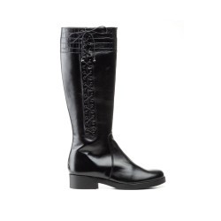 Shoes Flat Black leather...