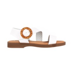 MARILA  AMSTER Leather sandal, flat, comfort insole, non-slip