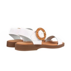 MARILA  AMSTER Leather sandal, flat, comfort insole, non-slip